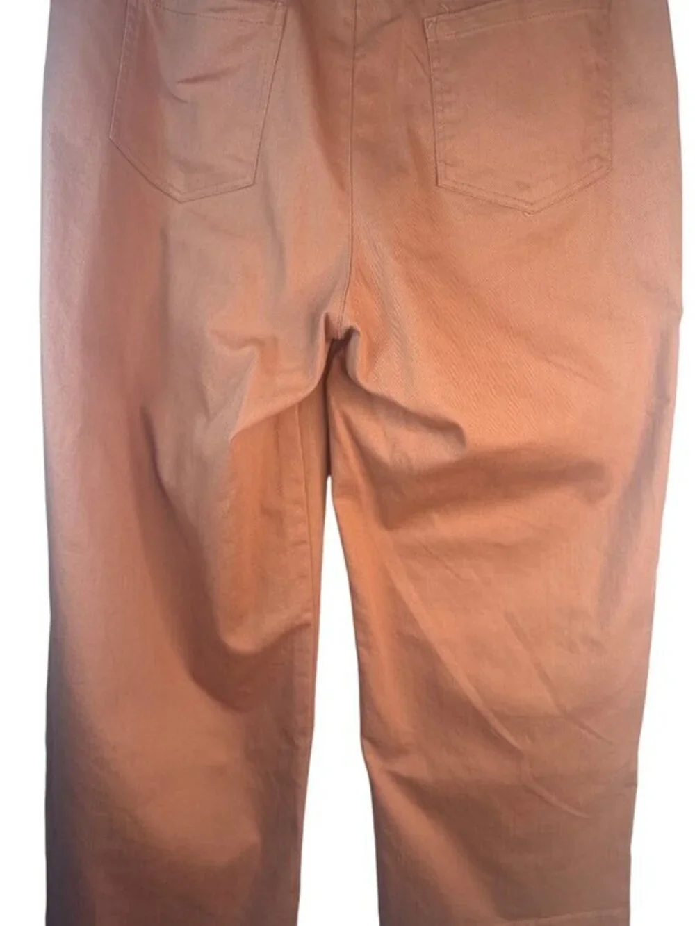 New Princess Highway Size 12 Rust Wide-Leg High Rise Pants Cotton Blend